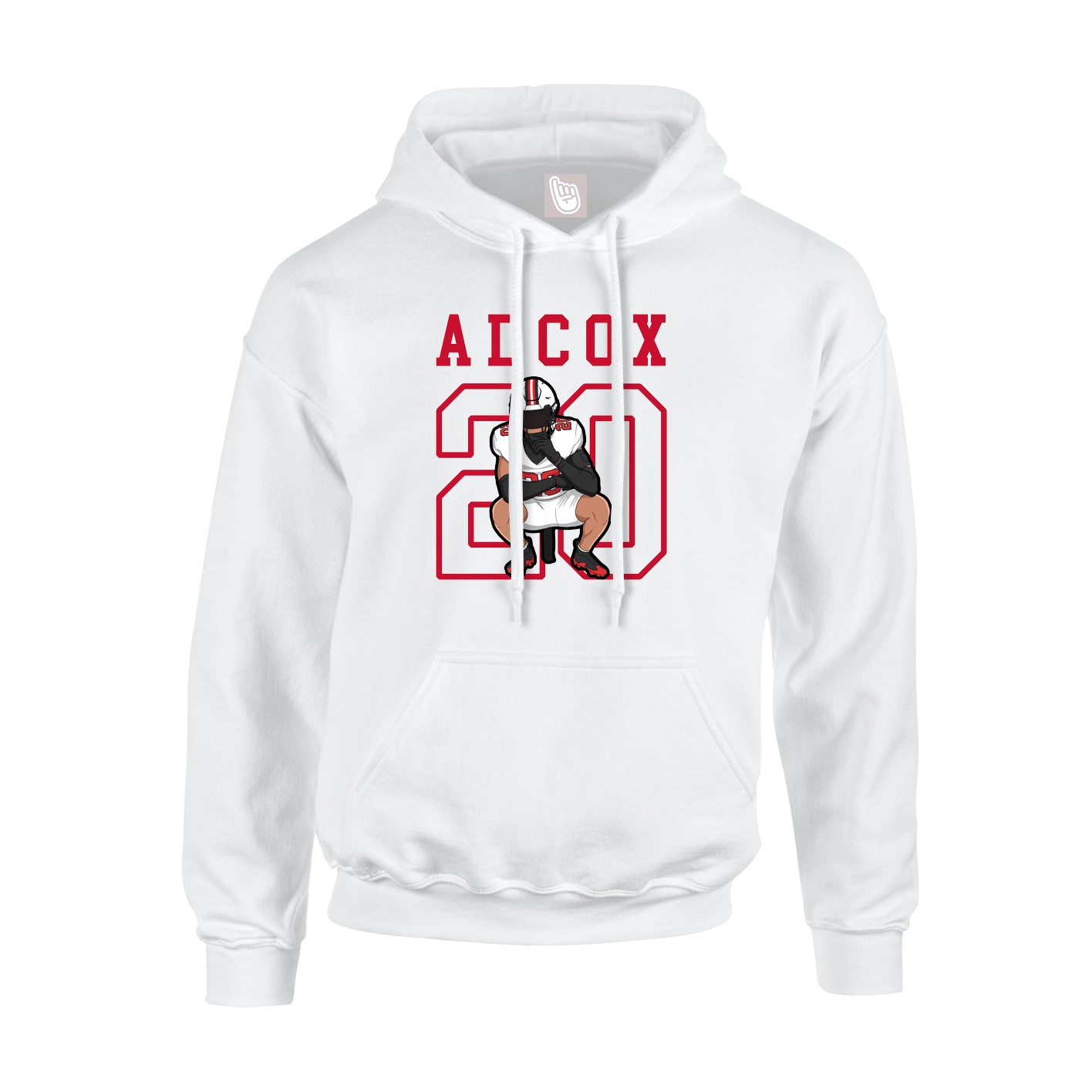 Hoodie — Shirsey in White