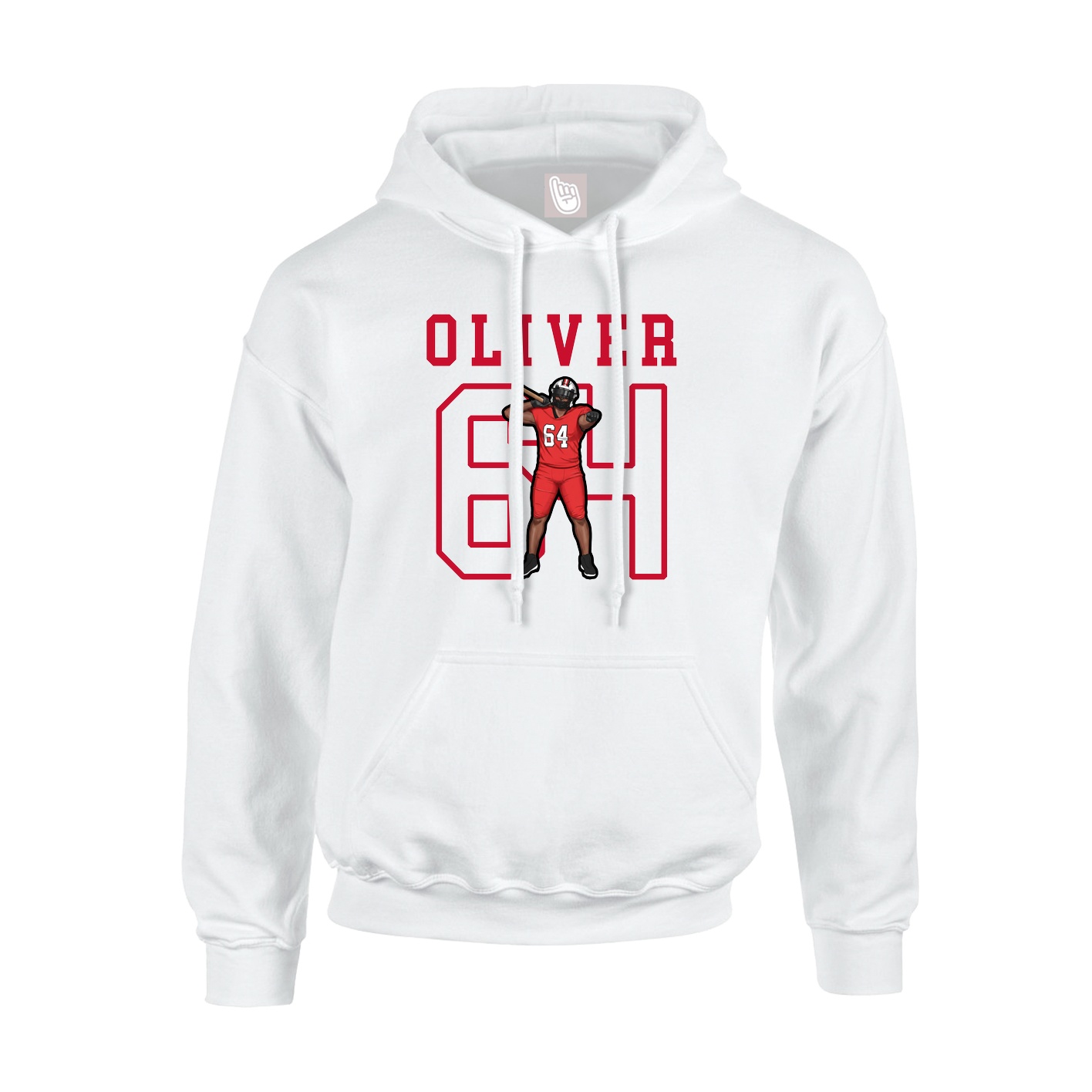 Youth Hoodie — Shirsey in White