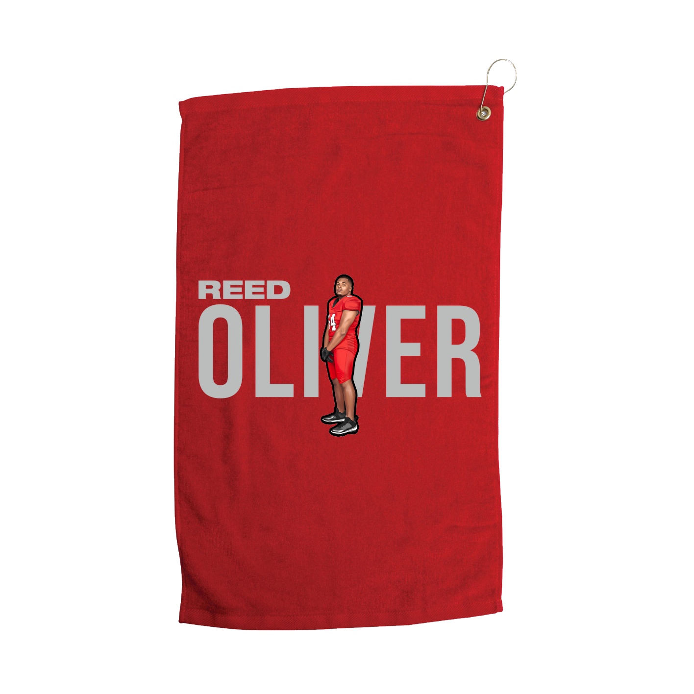 Golf Towel — Player Name in Red