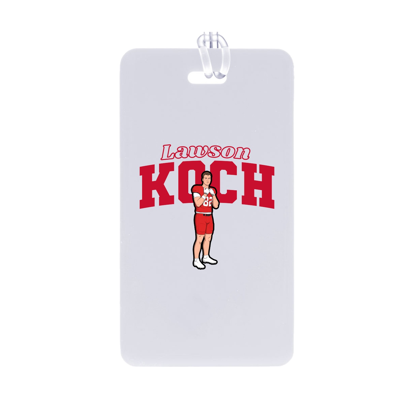 Bag Tag — Name Arch in Classic