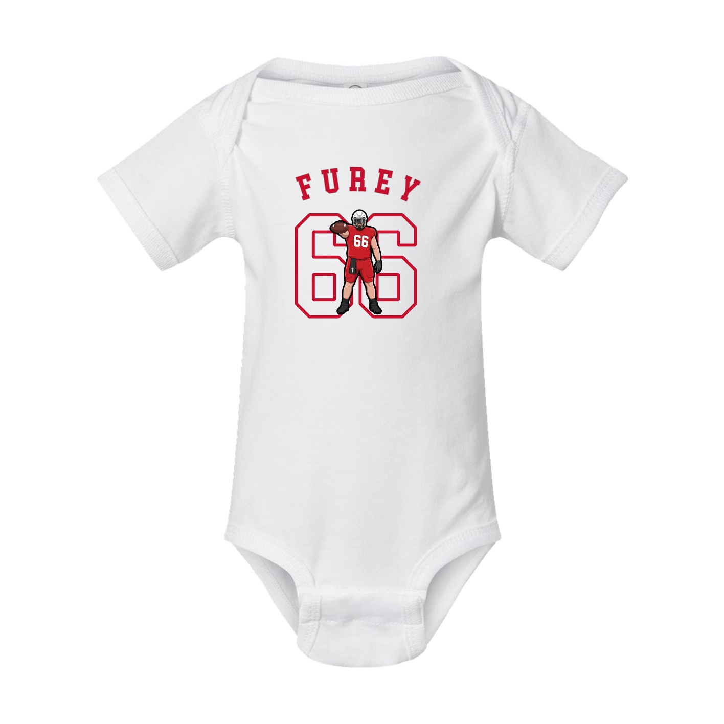 Baby Onesie — Shirsey Arch in White