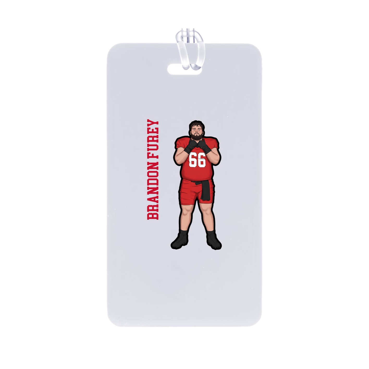 Bag Tag — Name Vertical in Classic