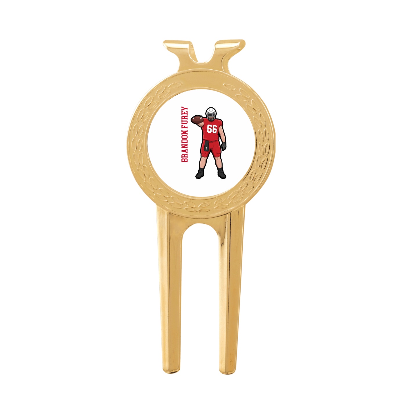 Divot Tool with Ball Marker — Name Vertical in Classic
