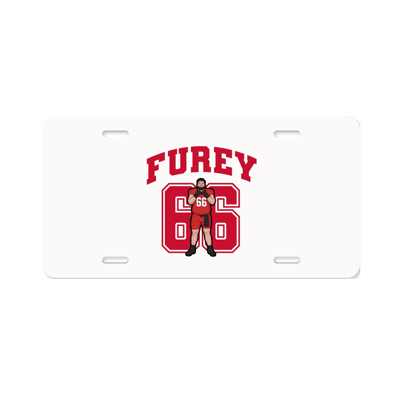 License Plate — Number in Classic