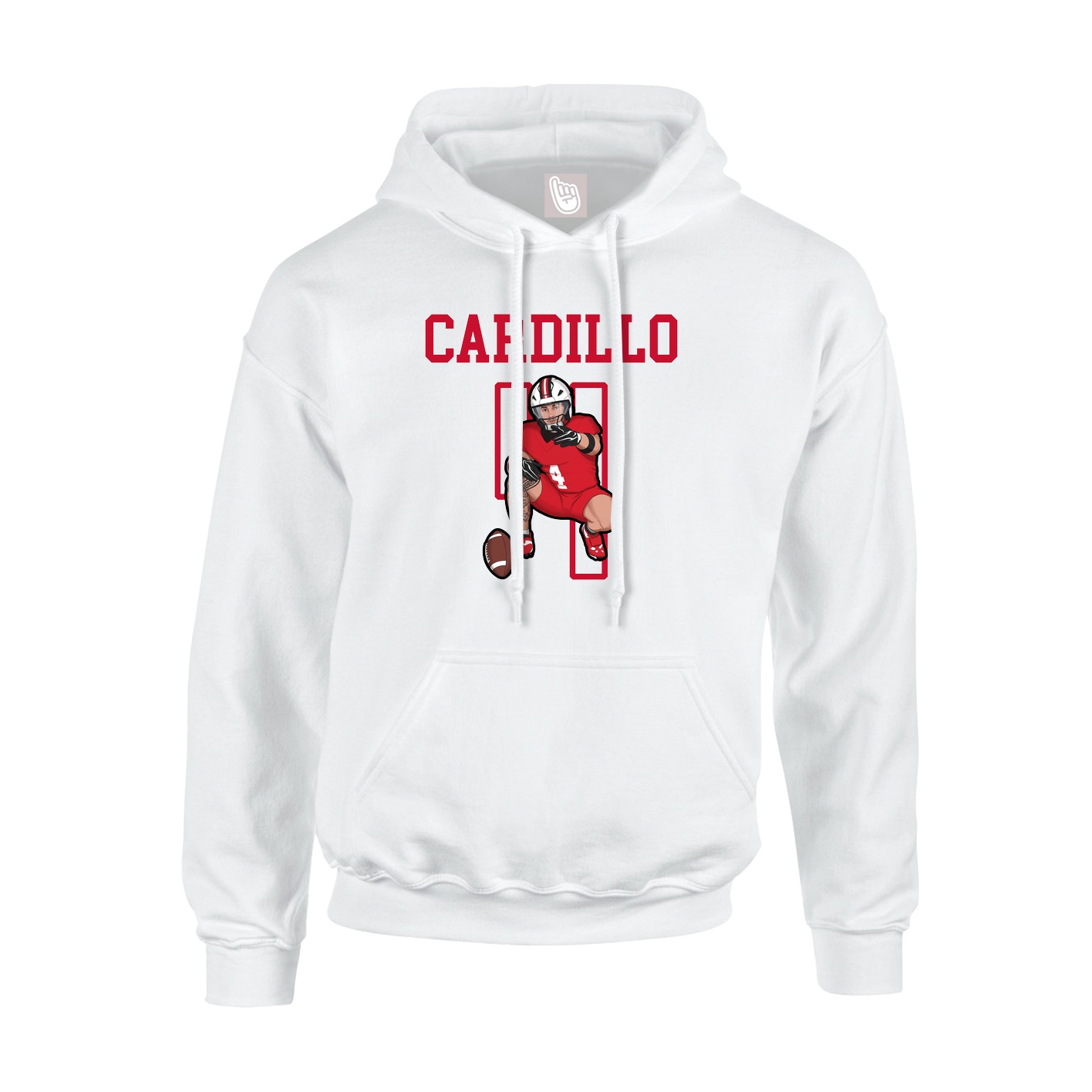 Youth Hoodie — Shirsey in White