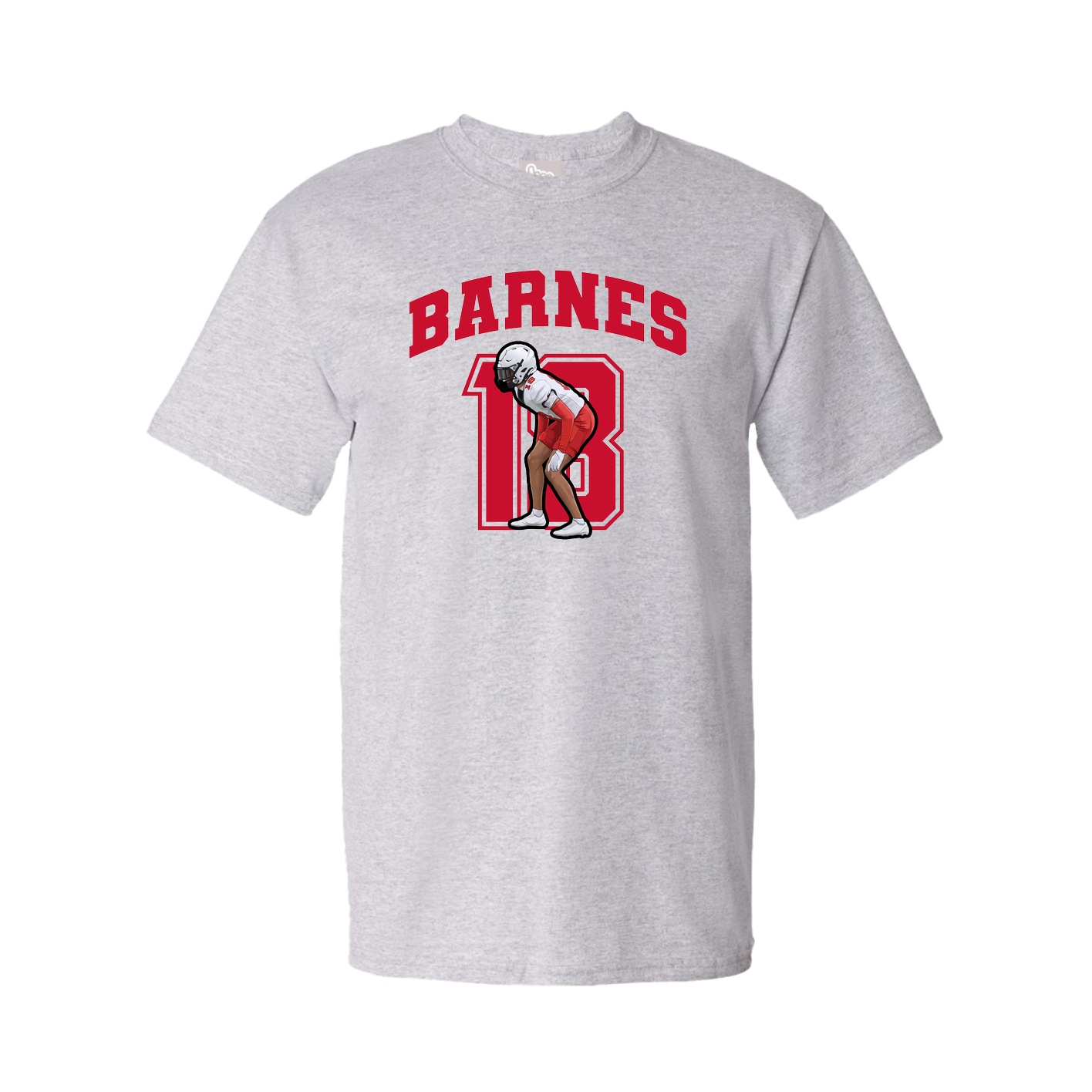Youth Tee — Number in Grey