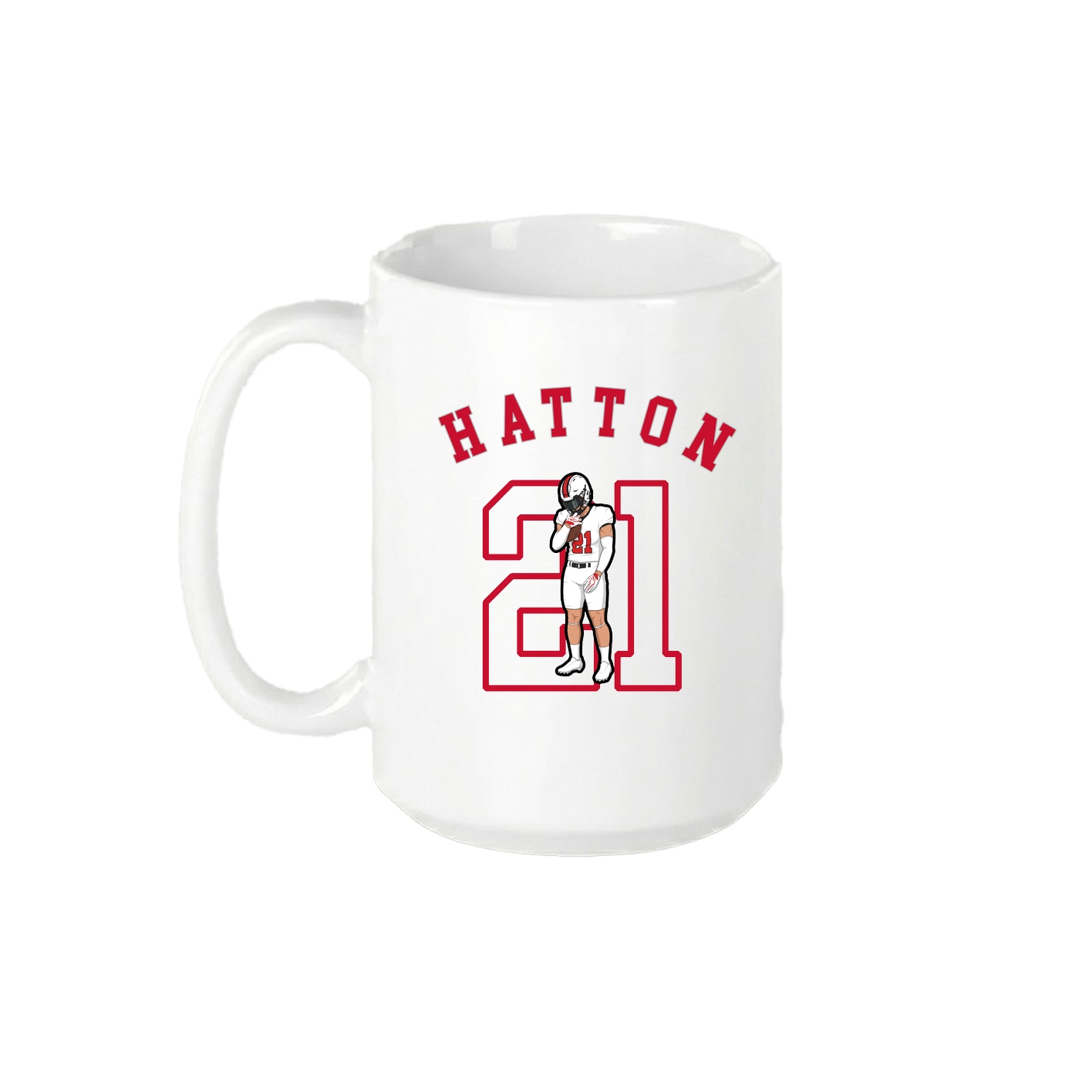 15oz Coffee Mug — Shirsey Arch in White