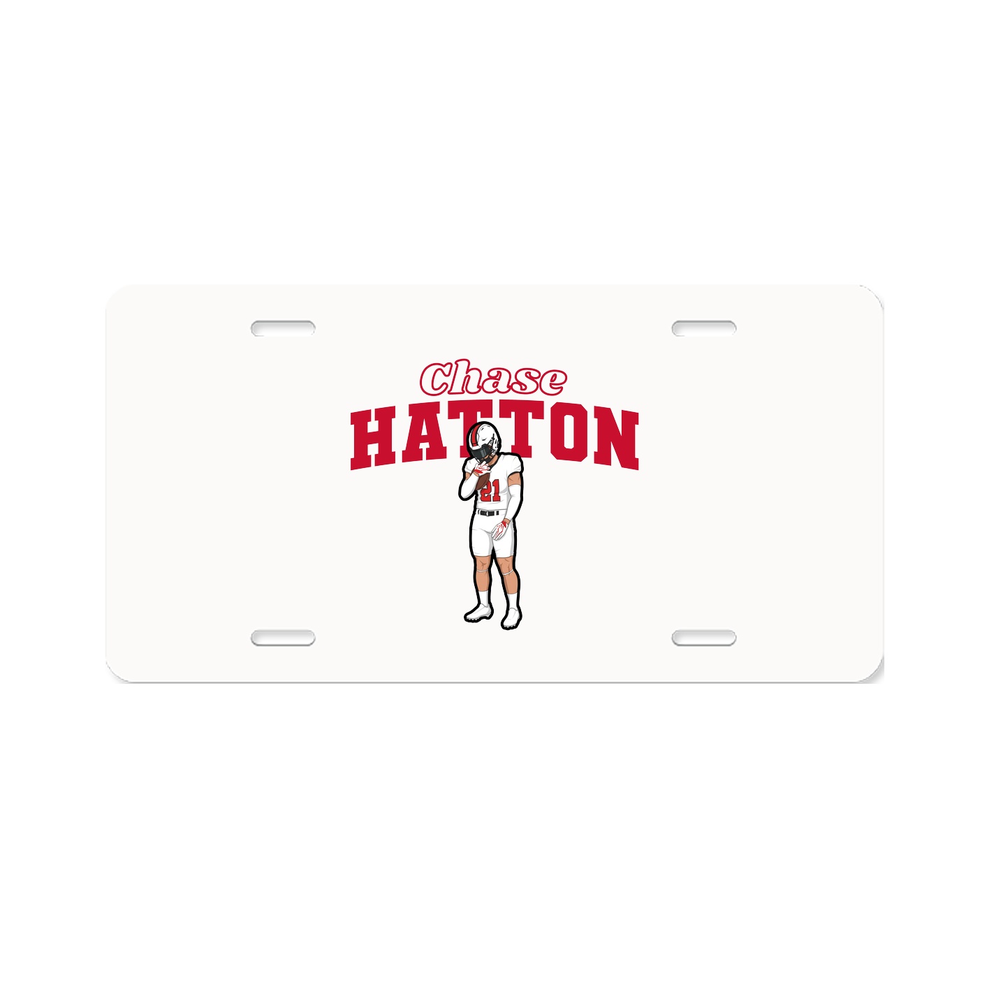 License Plate — Name Arch in Classic