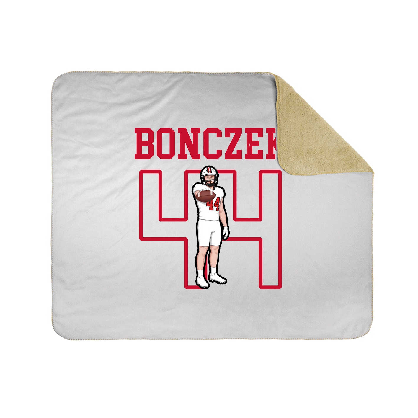 Throw Blanket — Shirsey in White