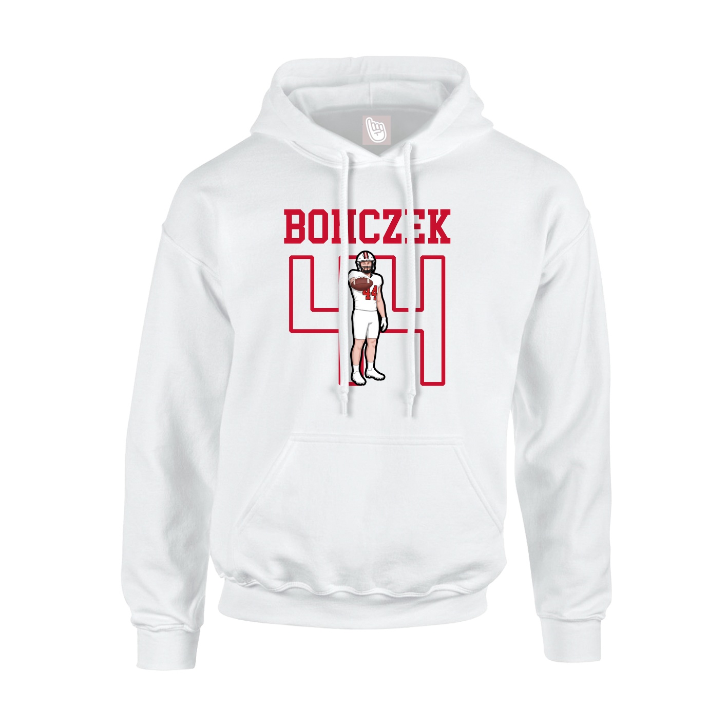 Hoodie — Shirsey in White
