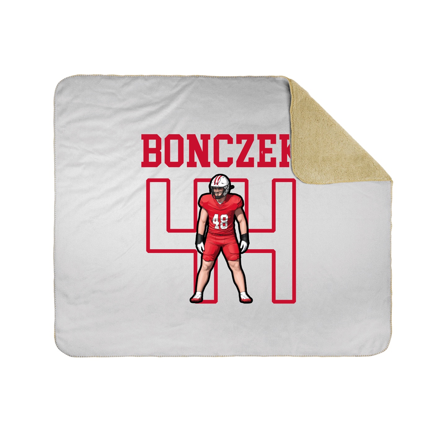 Throw Blanket — Shirsey in White