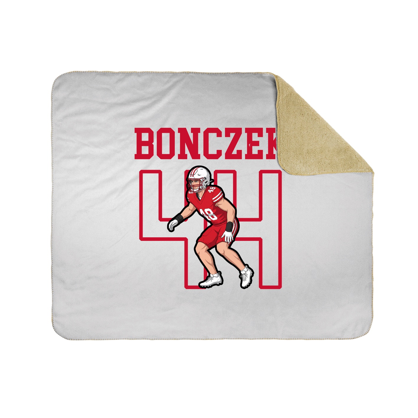 Throw Blanket — Shirsey in White