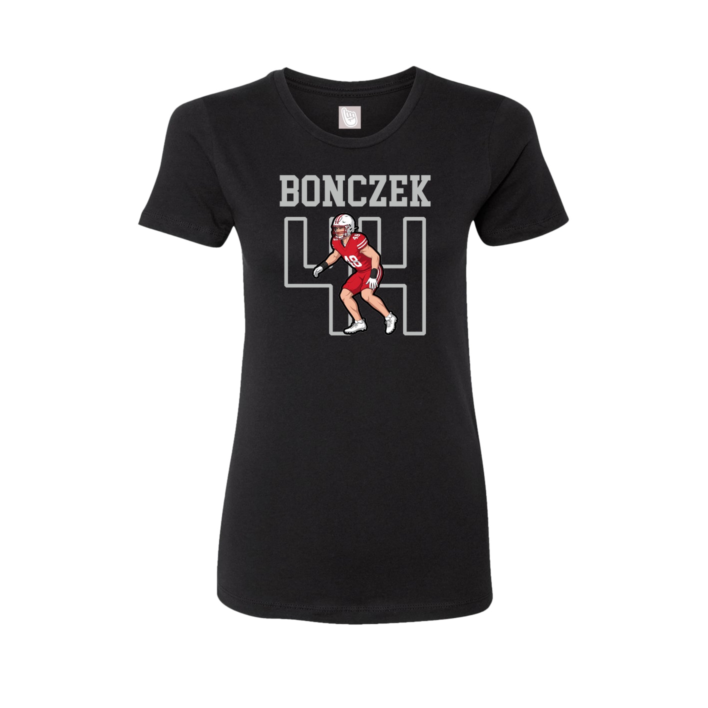 Fitted Women's Tee — Shirsey in Black