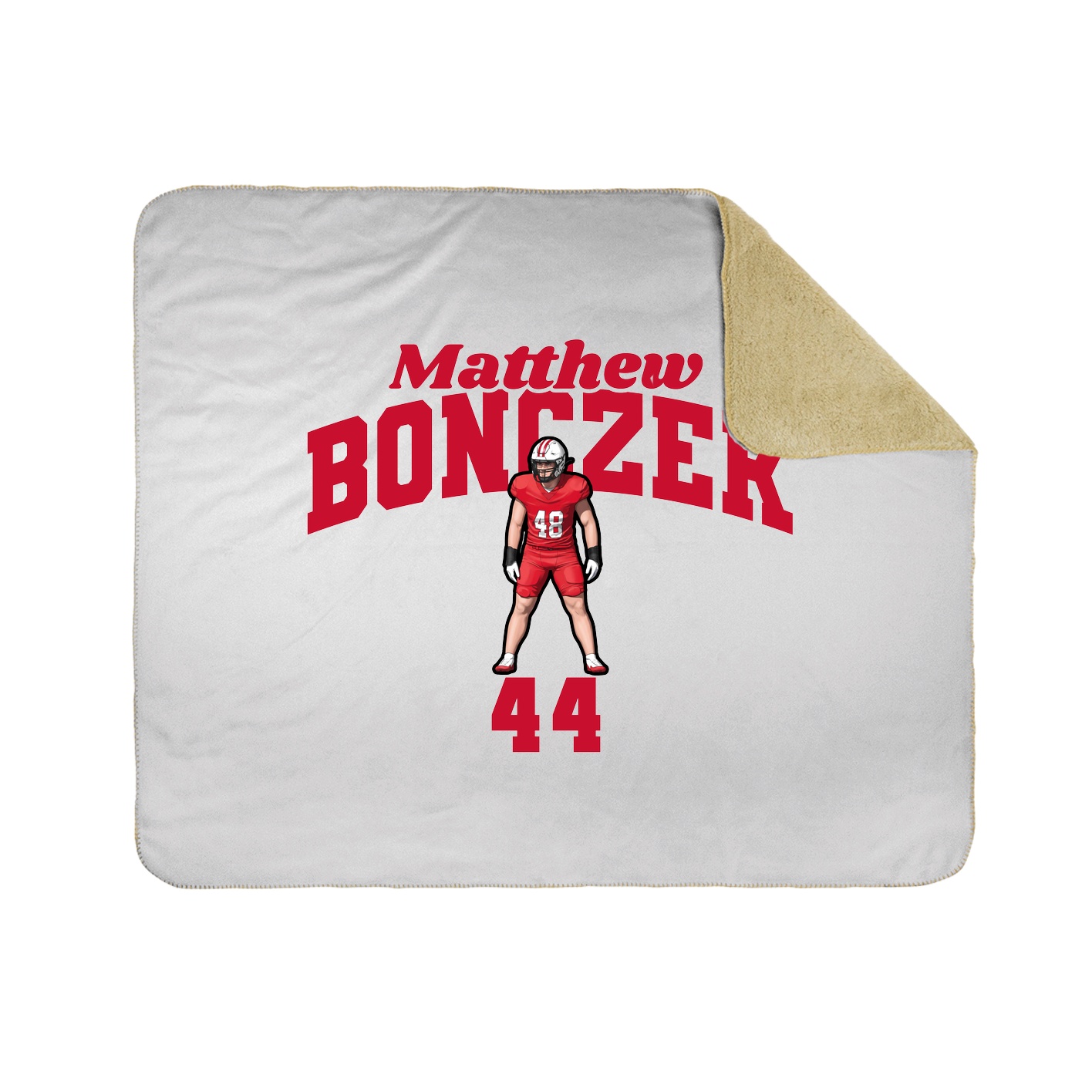 Throw Blanket — Signature Arch in White