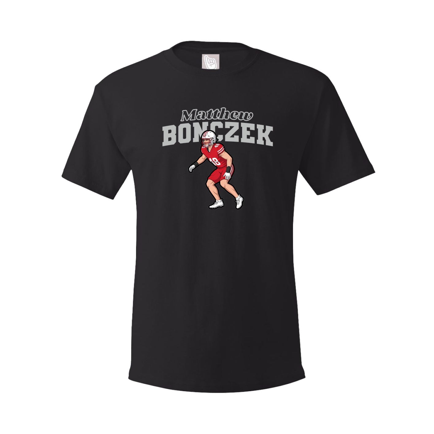 Youth Tee — Name Arch in Black
