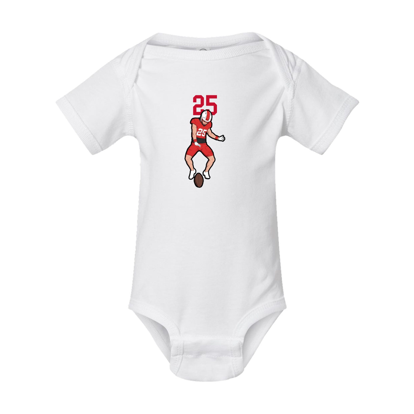 Baby Onesie — Number Top in White