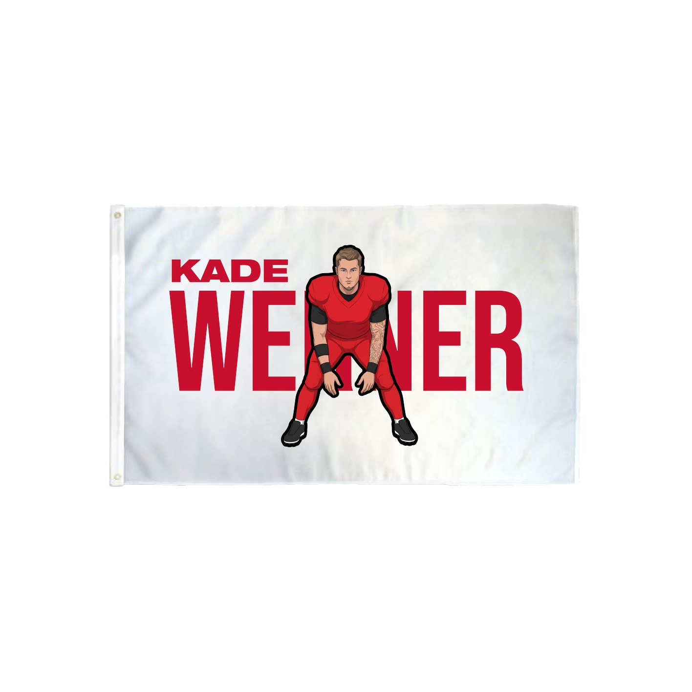 3x5 Flag — Player Name in Classic