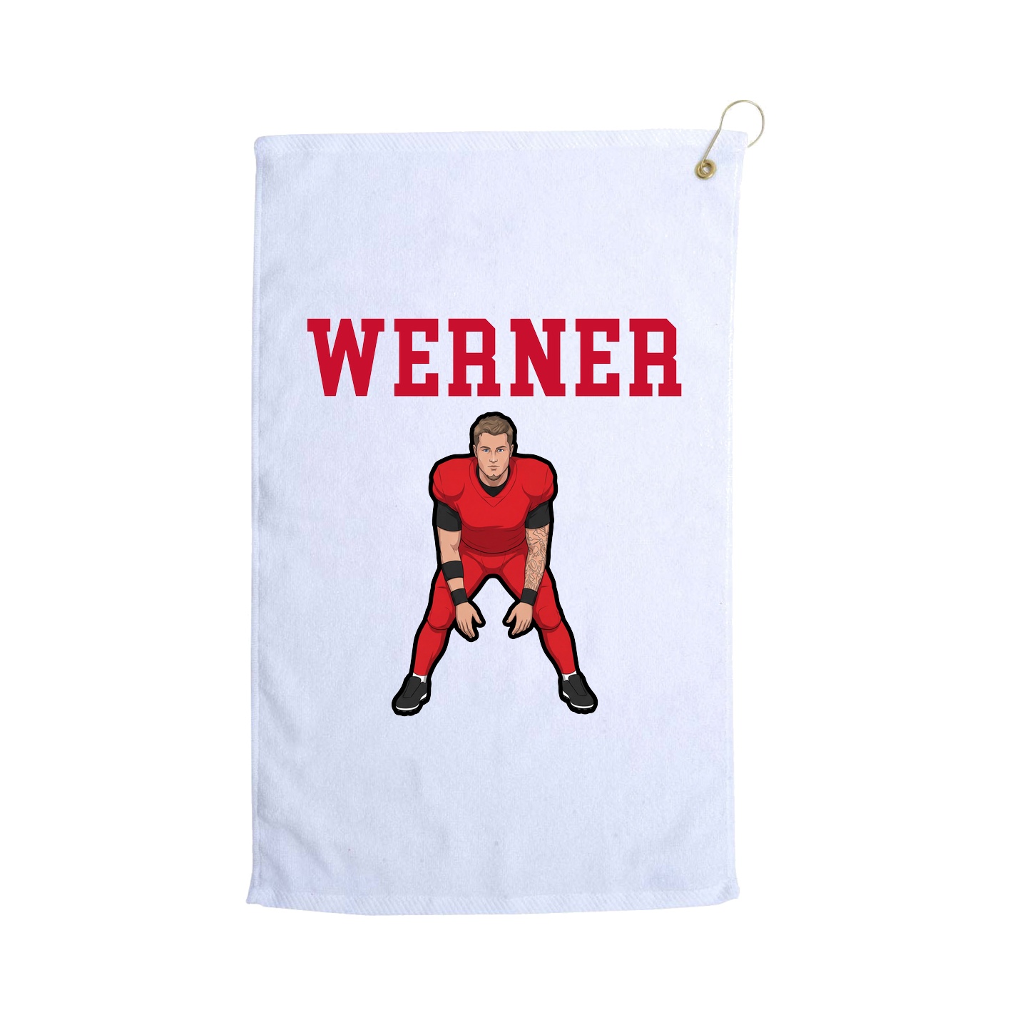 Golf Towel — Shirsey in White