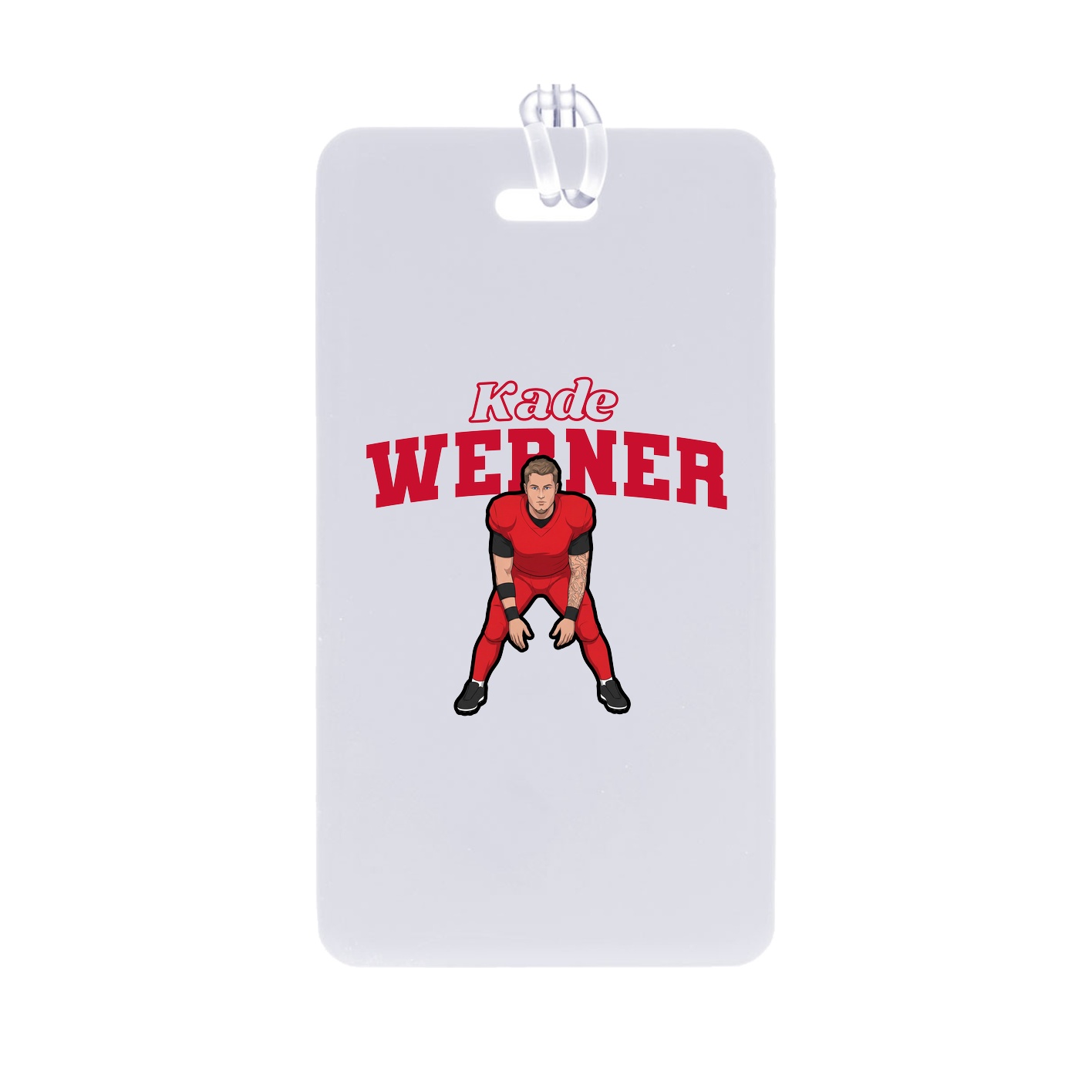 Bag Tag — Name Arch in Classic