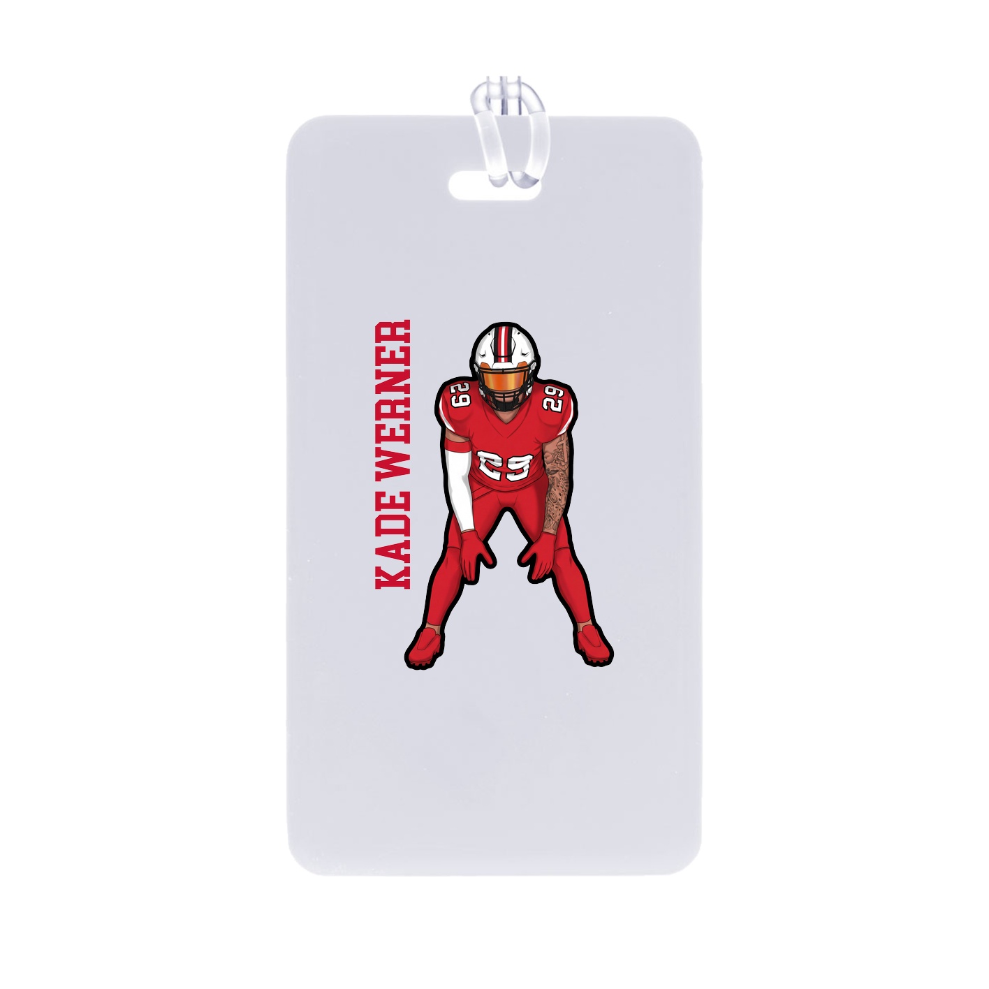 Bag Tag — Name Vertical in Classic