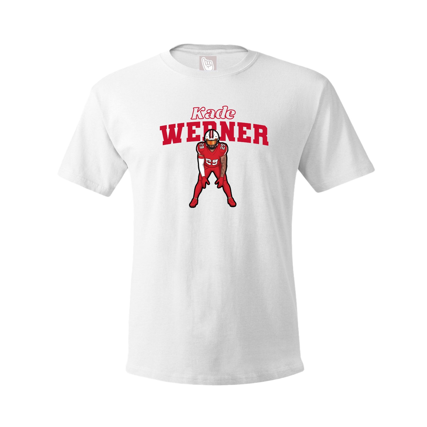 Tee — Name Arch in White