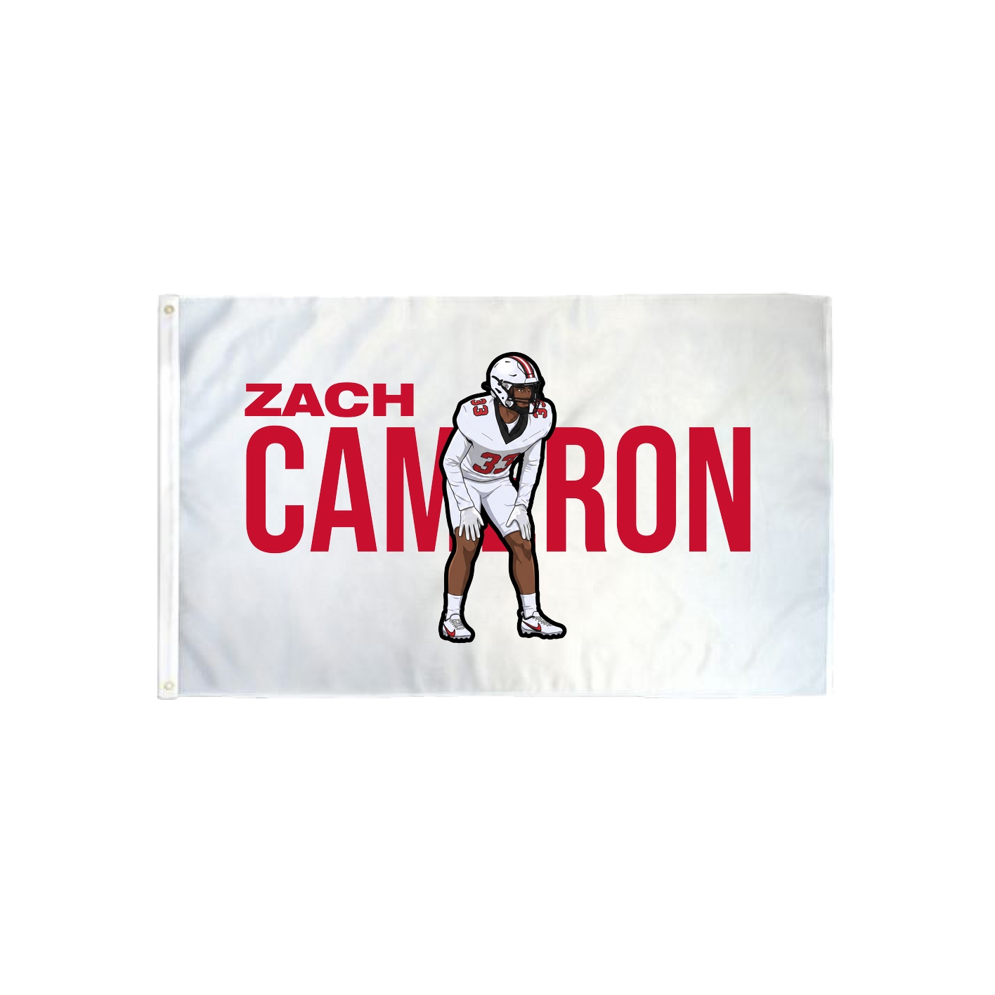 3x5 Flag — Player Name in Classic