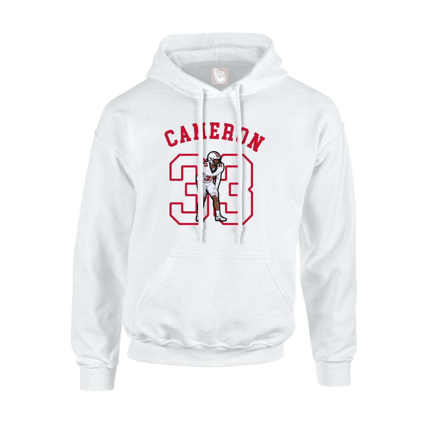 Hoodie — Shirsey Arch in White