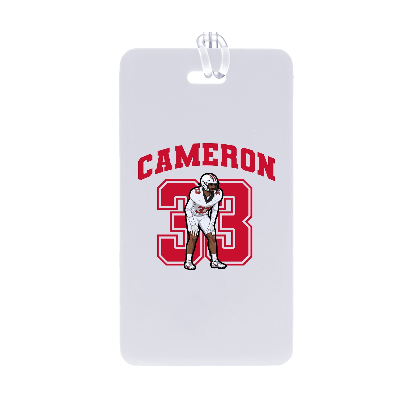 Bag Tag — Number in Classic