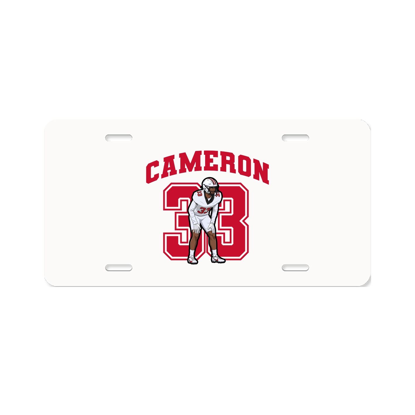 License Plate — Number in Classic