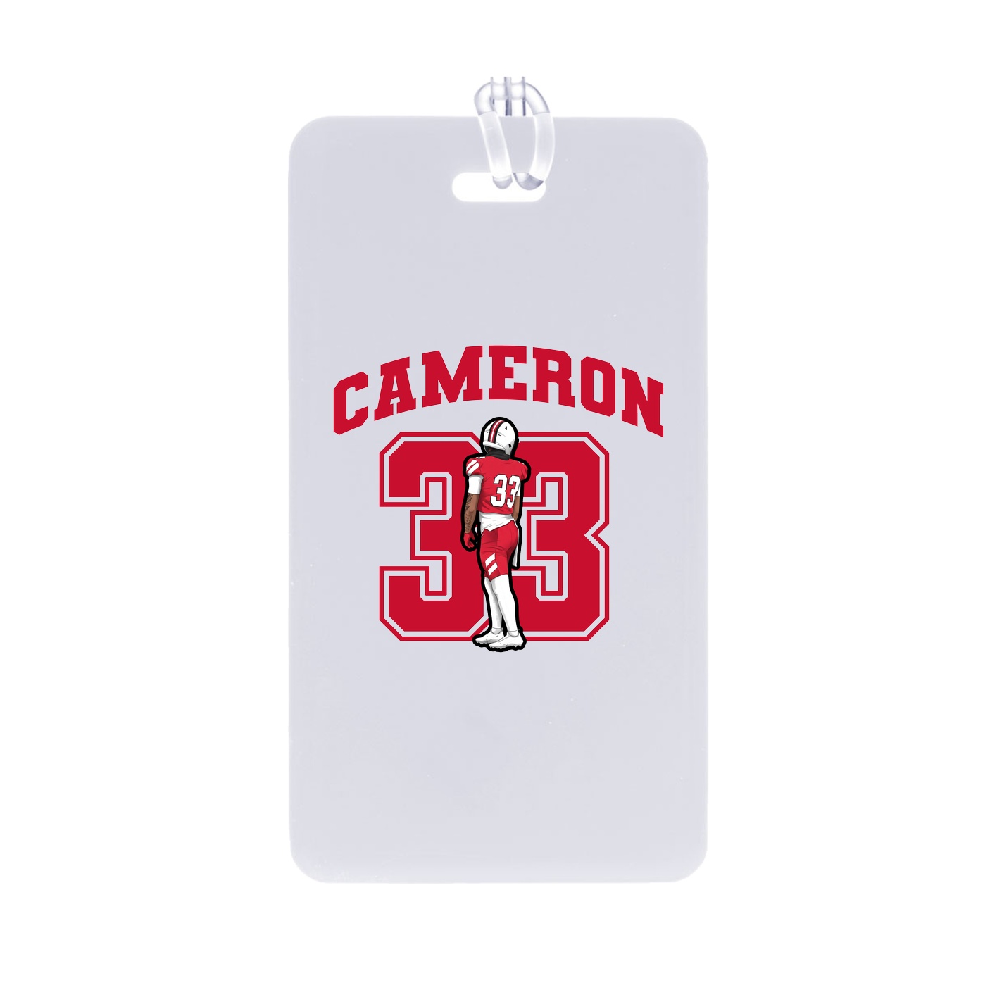 Bag Tag — Number in Classic