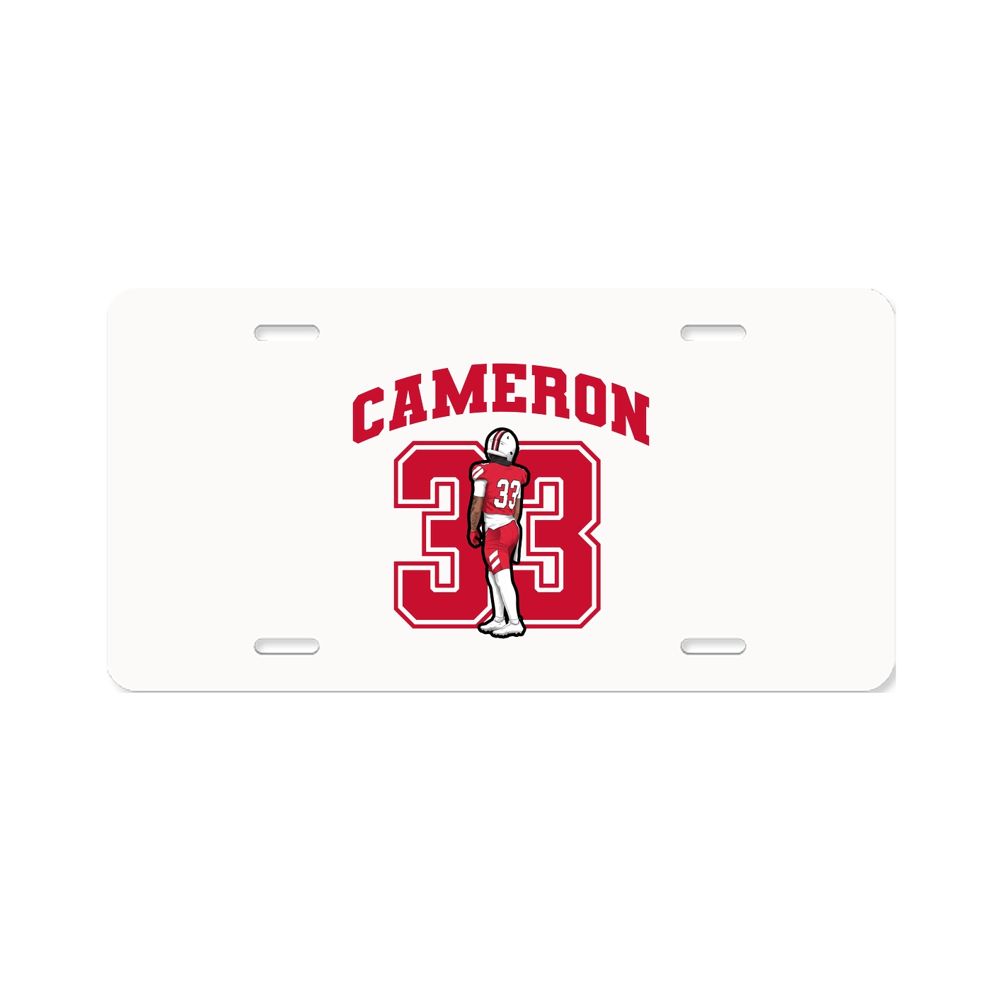 License Plate — Number in Classic