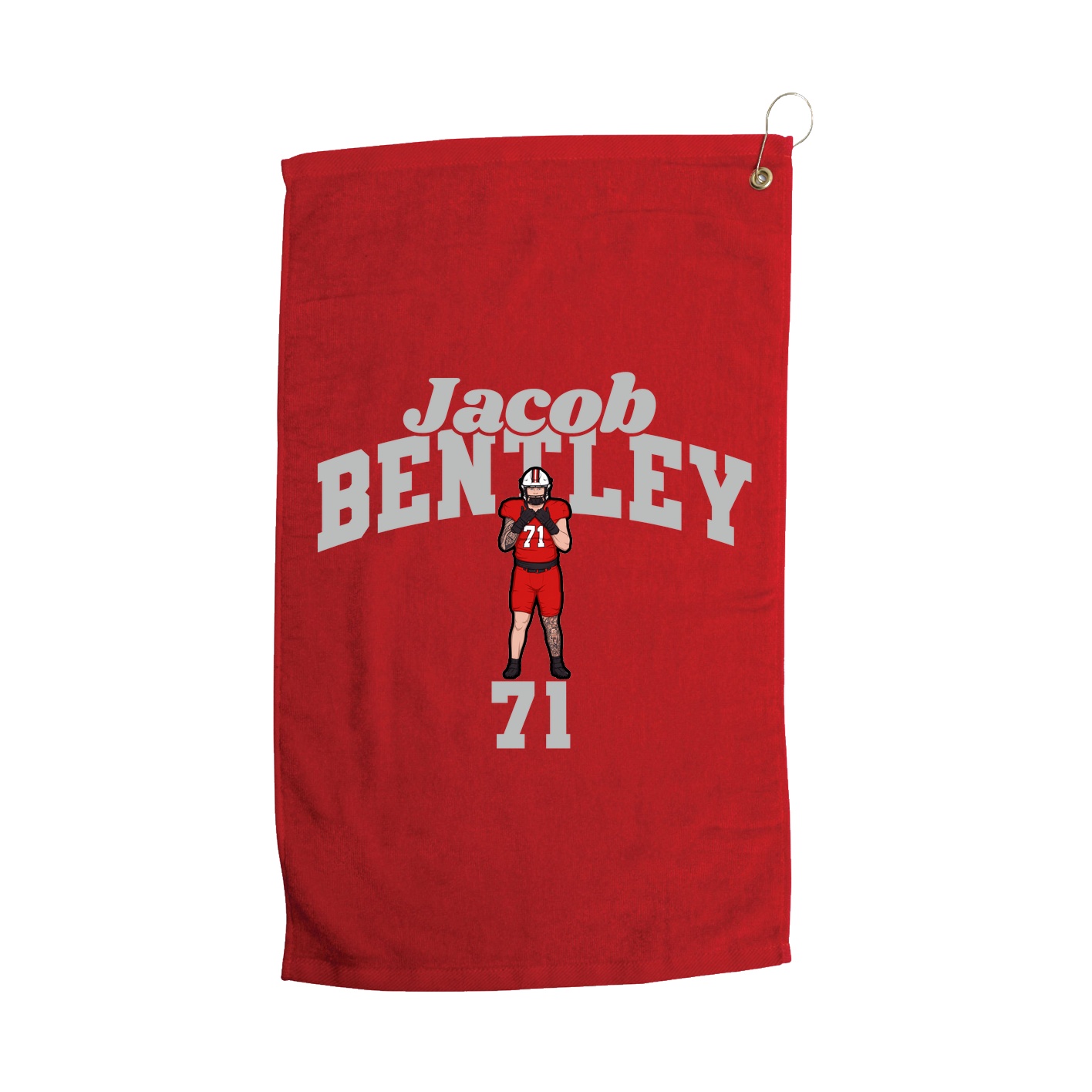 Golf Towel — Signature Arch in Red