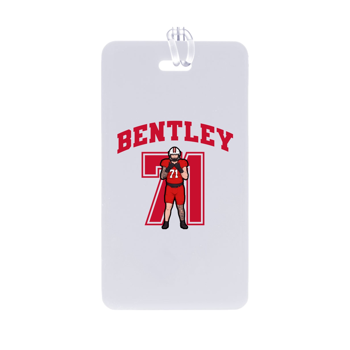 Bag Tag — Number in Classic