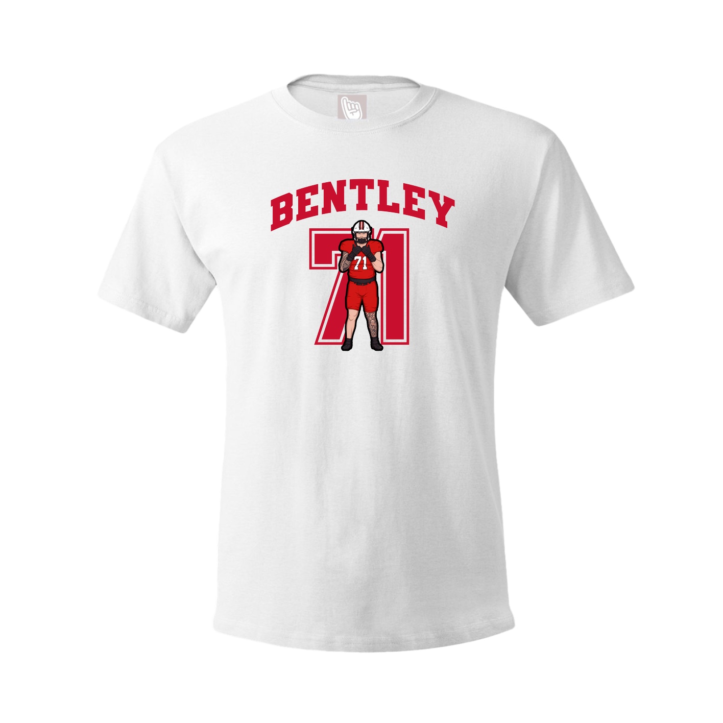 Tee — Number in White