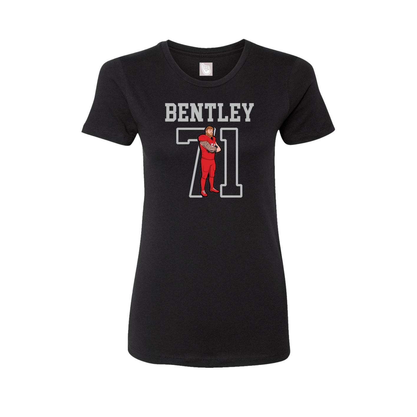 Fitted Women's Tee — Shirsey in Black