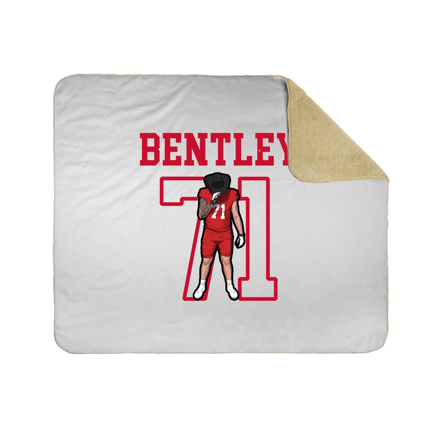 Throw Blanket — Shirsey in White