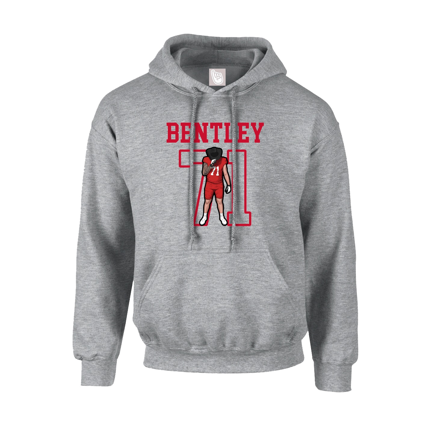 Hoodie — Shirsey in Grey