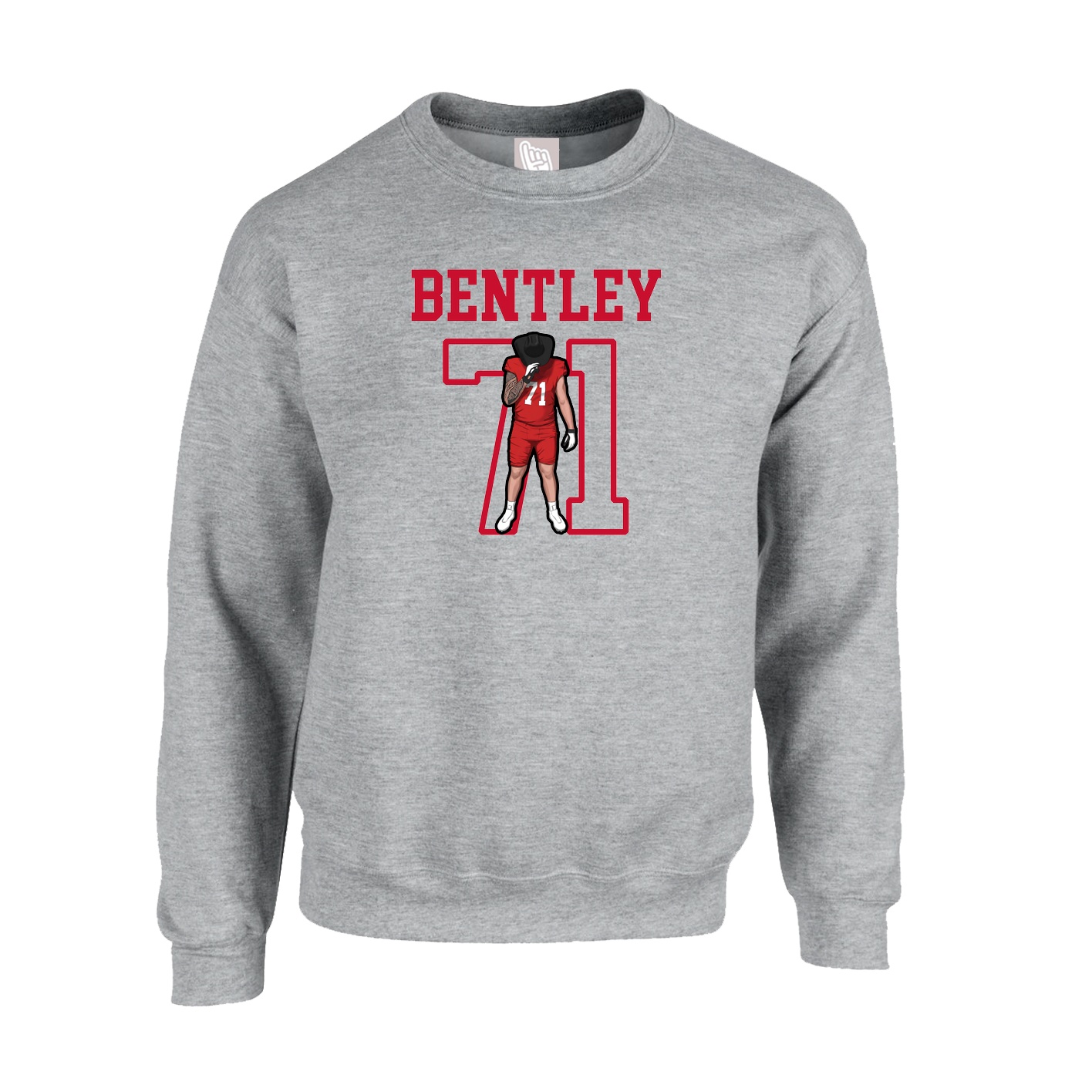 Fleece Crew — Shirsey in Grey