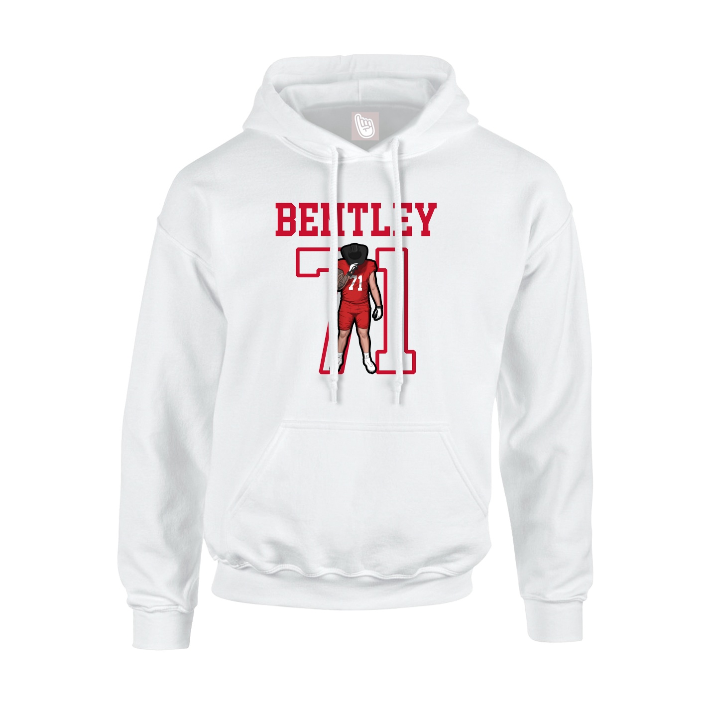 Youth Hoodie — Shirsey in White