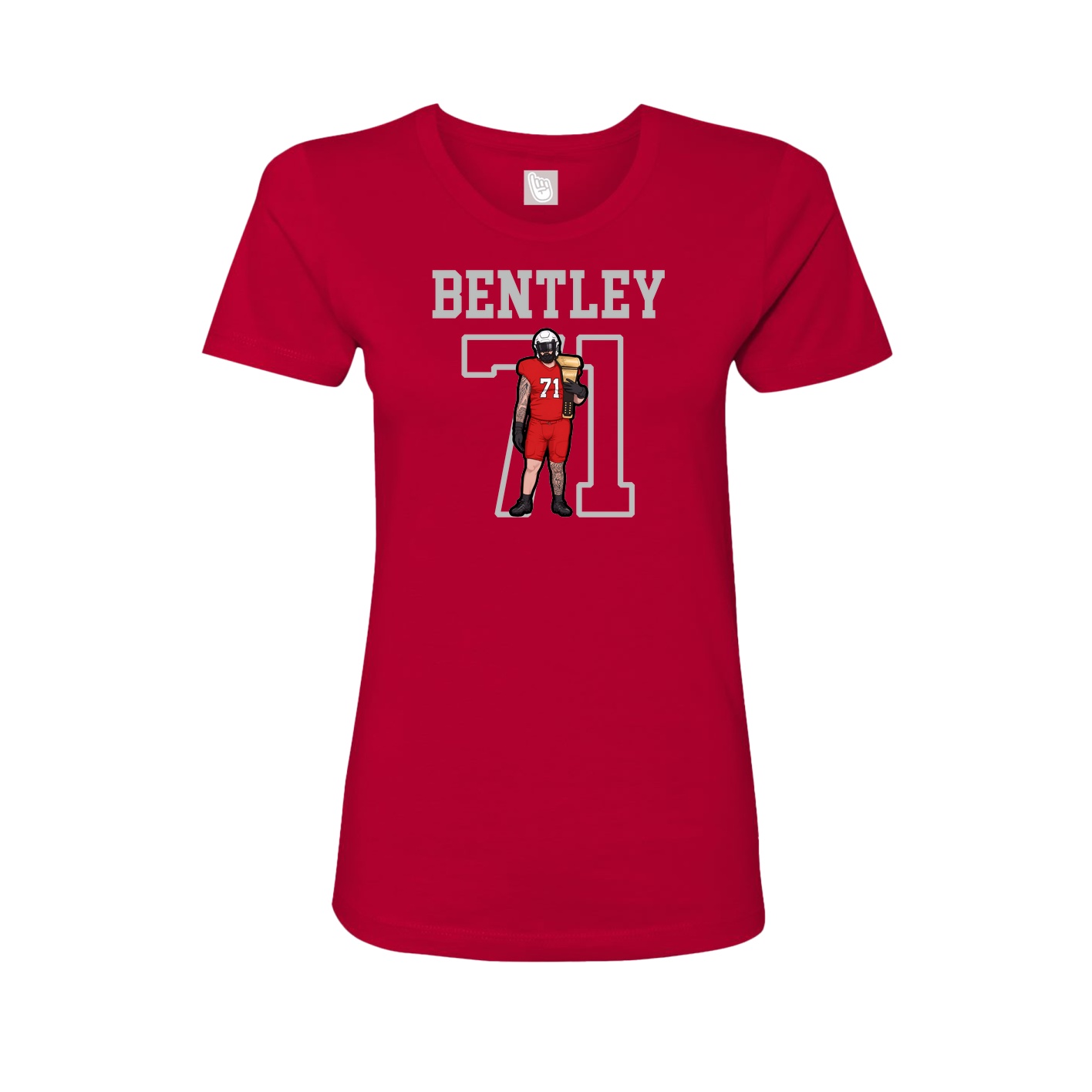 Fitted Women's Tee — Shirsey in Red