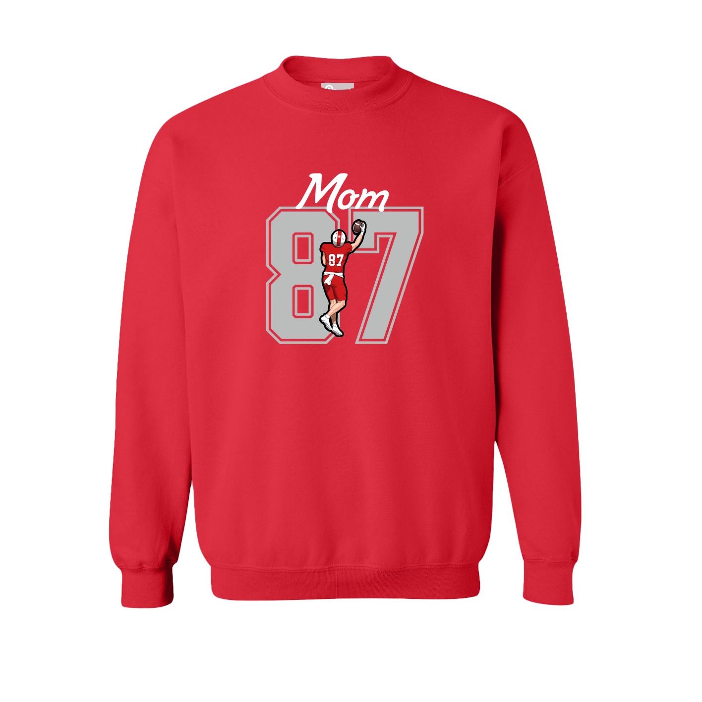 Fleece Crew — Mothers Day Shirsey in Red