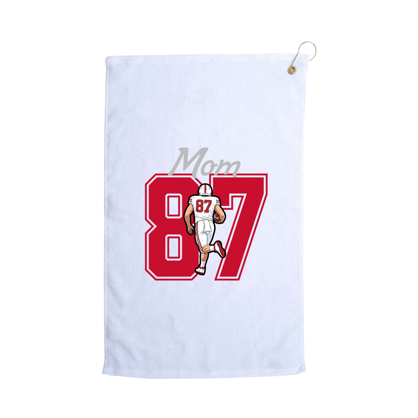 Golf Towel — Mothers Day Shirsey in White
