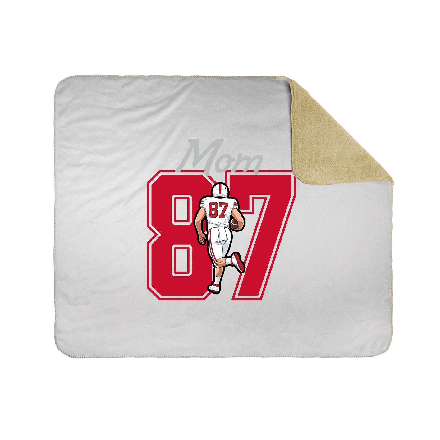 Throw Blanket — Mothers Day Shirsey in White