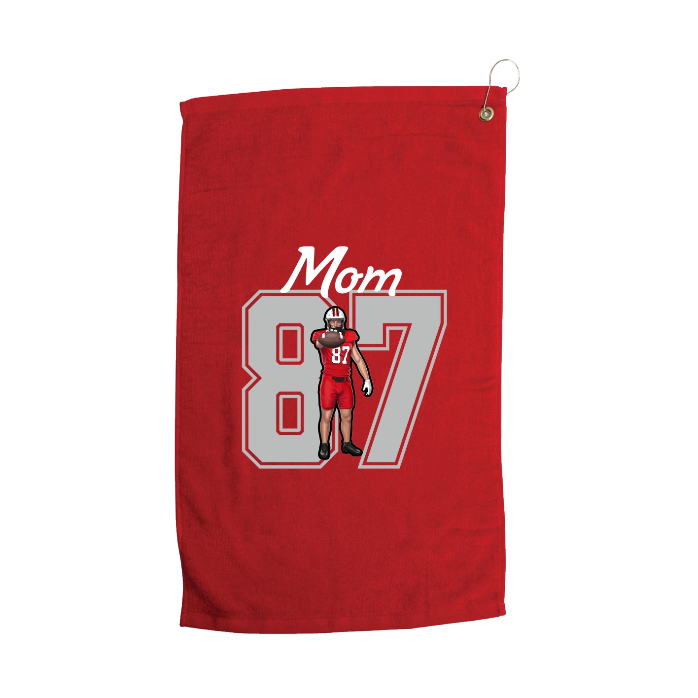 Golf Towel — Mothers Day Shirsey in Red
