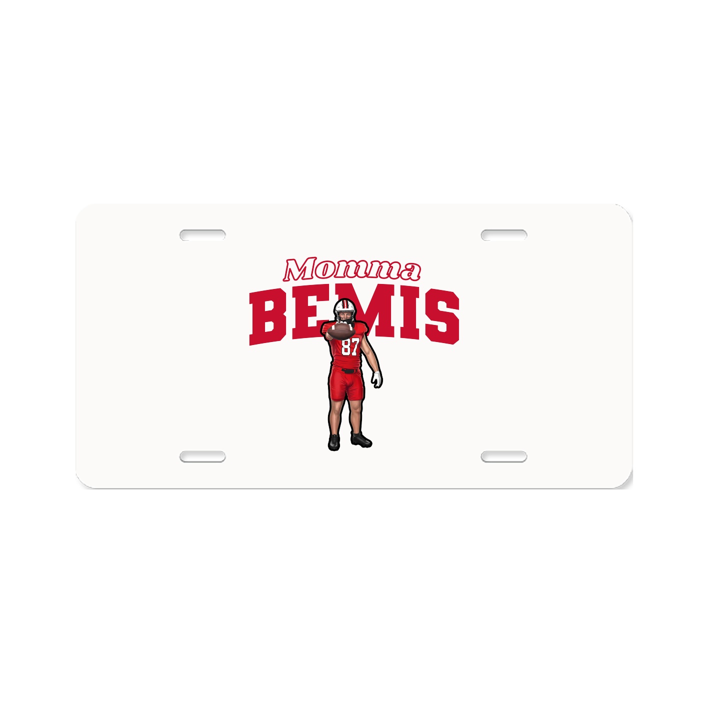 License Plate — Mothers Day Block in Classic