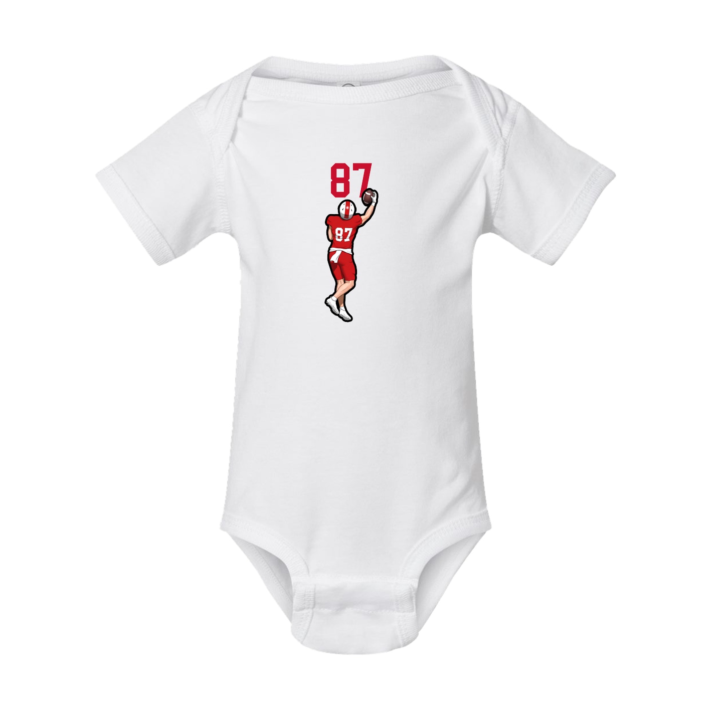 Baby Onesie — Number Top in White