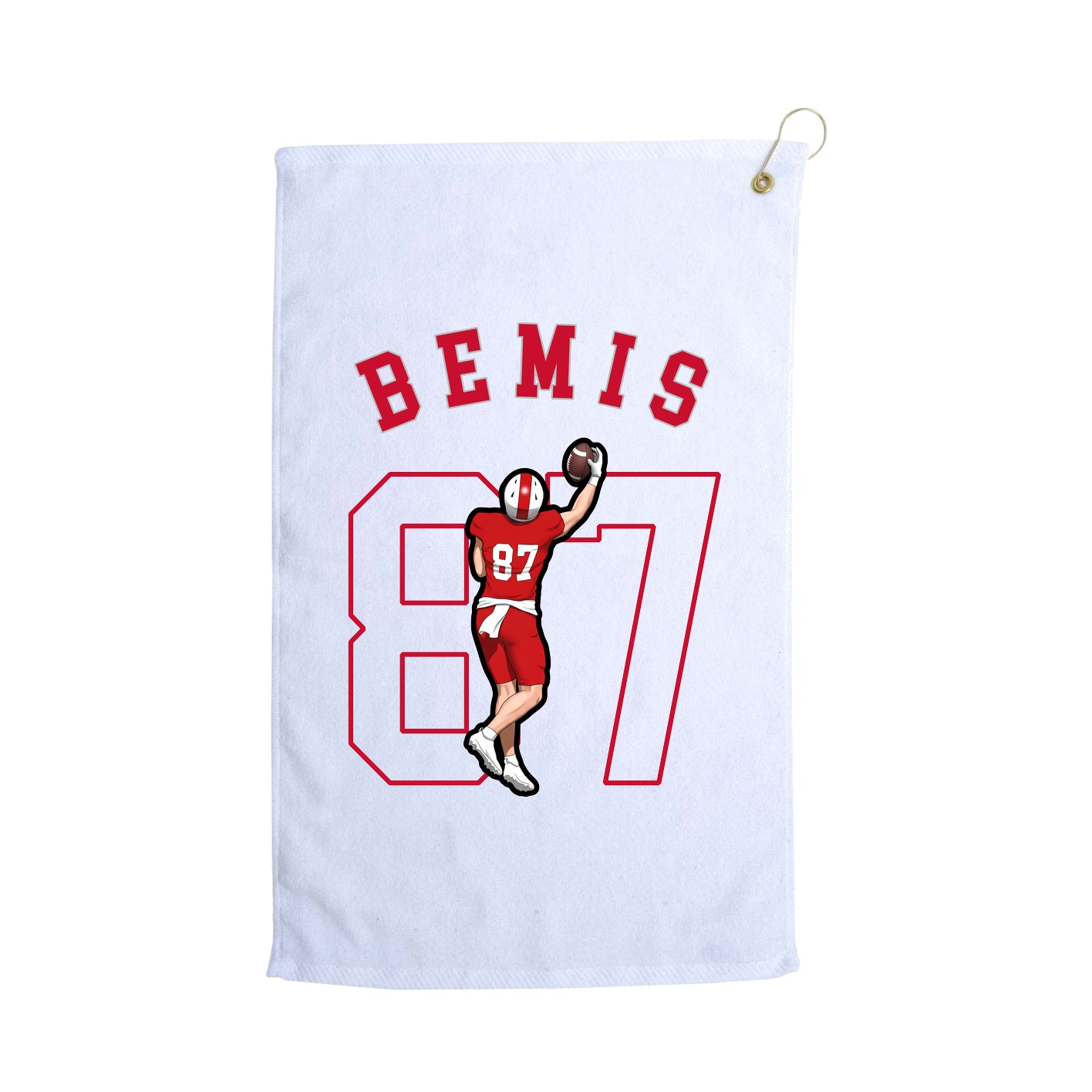 Golf Towel — Shirsey Arch in White