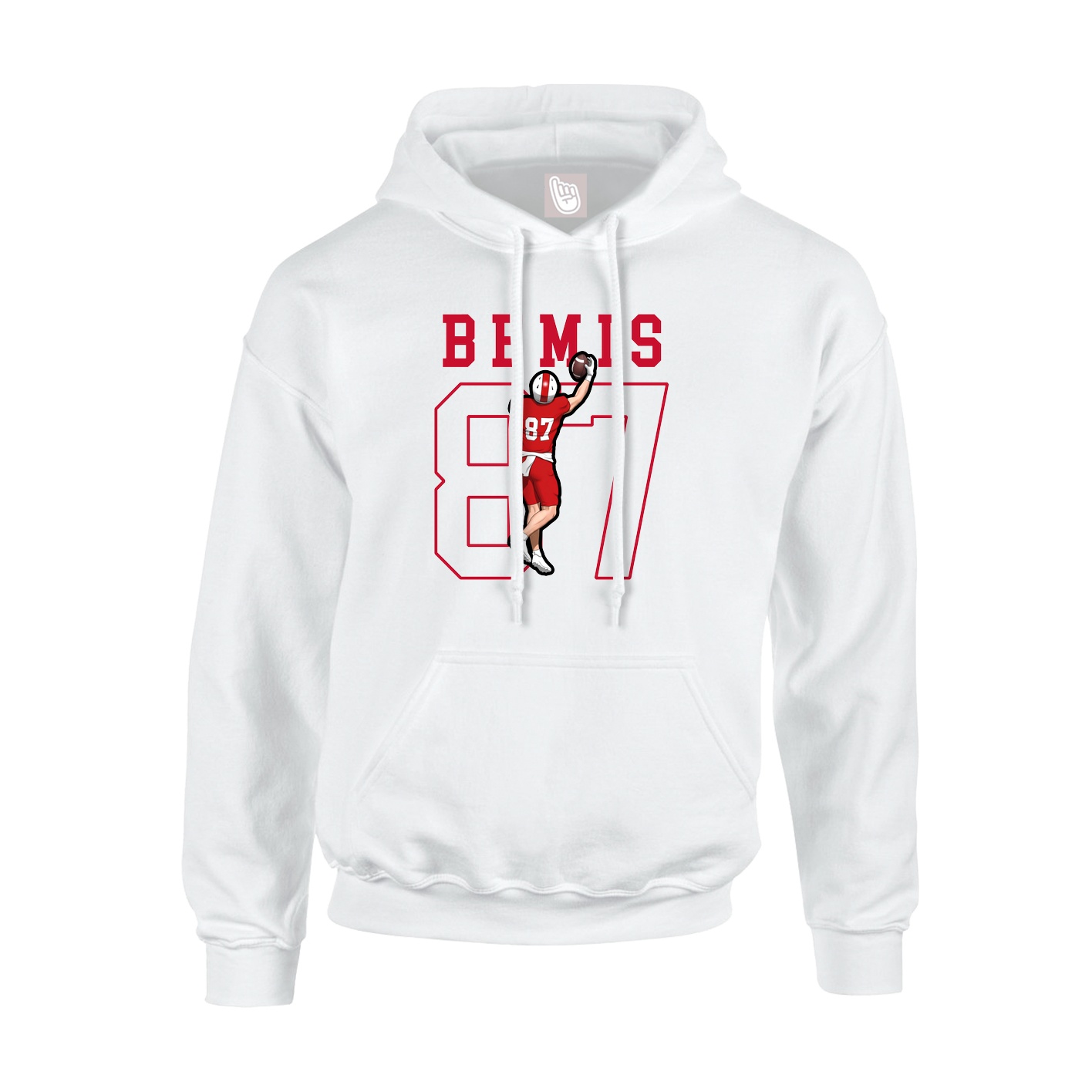 Hoodie — Shirsey in White