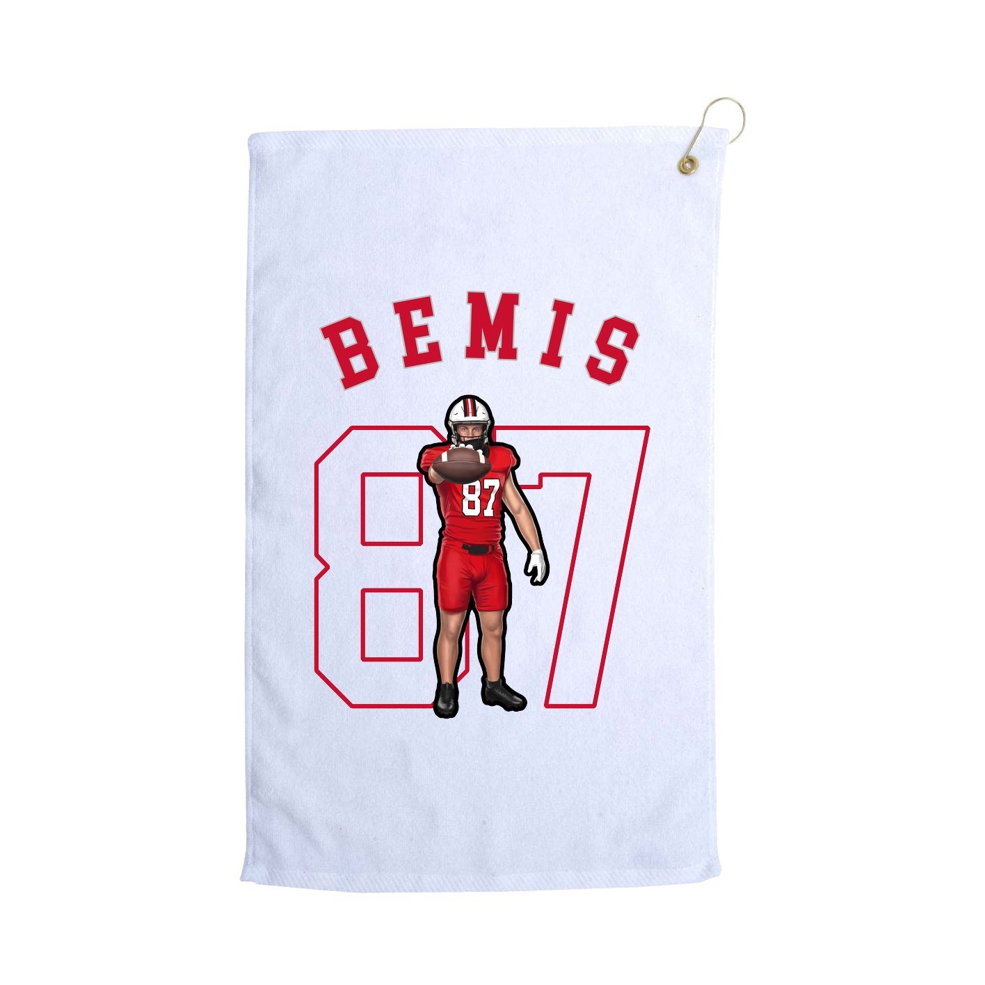 Golf Towel — Shirsey Arch in White