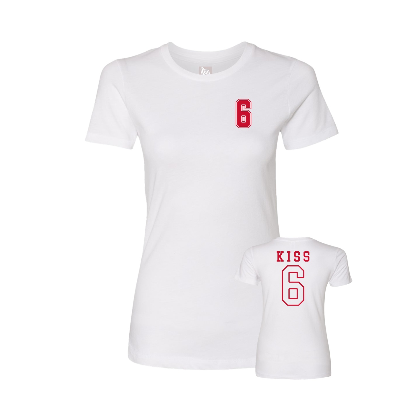 Womens Tee — Chest Back in White